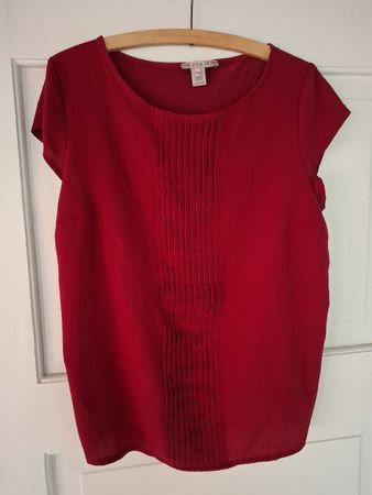 Sommerbluse Shirt dunkelrot Anna Field 40