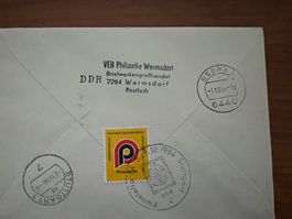 DDR: MiNr. U 1,  "Burgen der DDR / PHILATELIA (554)