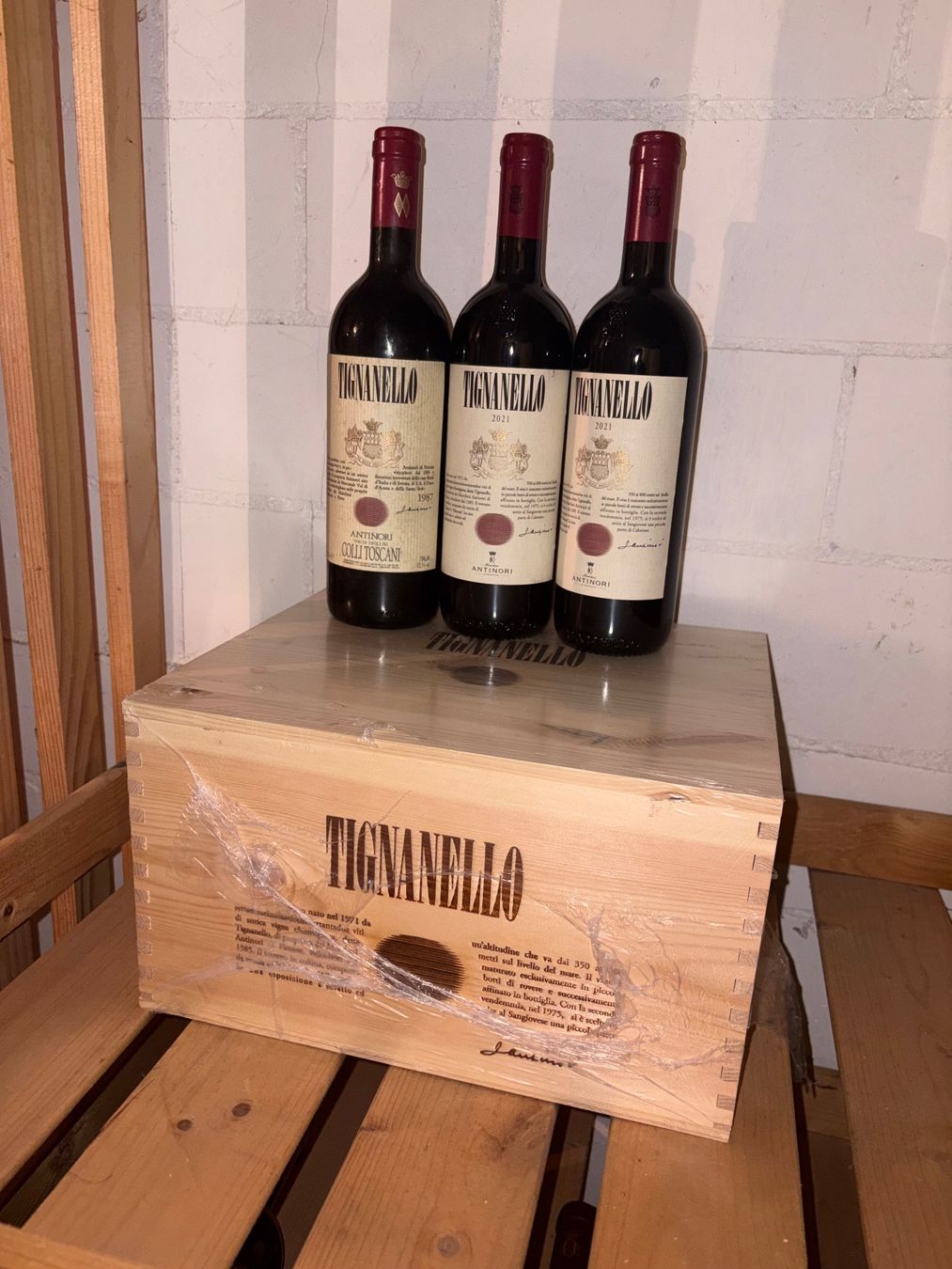 Tignanello Vins: 9 Fl Tignanello 2019 - 2021 - 1987 – Neuf avec emballage d'origine à Rüti zh par LeaE01