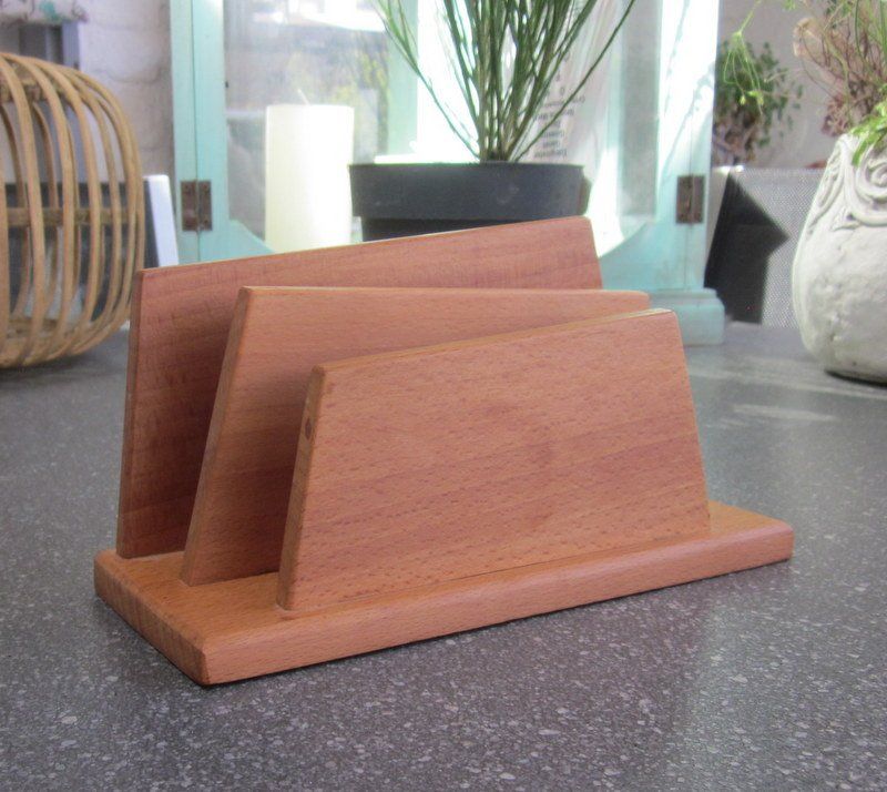 Altro in Decorazioni & Accessori: Mid Century Briefhalter, Briefständer aus Holz – Usato da Bischofszell venduto da raika 2