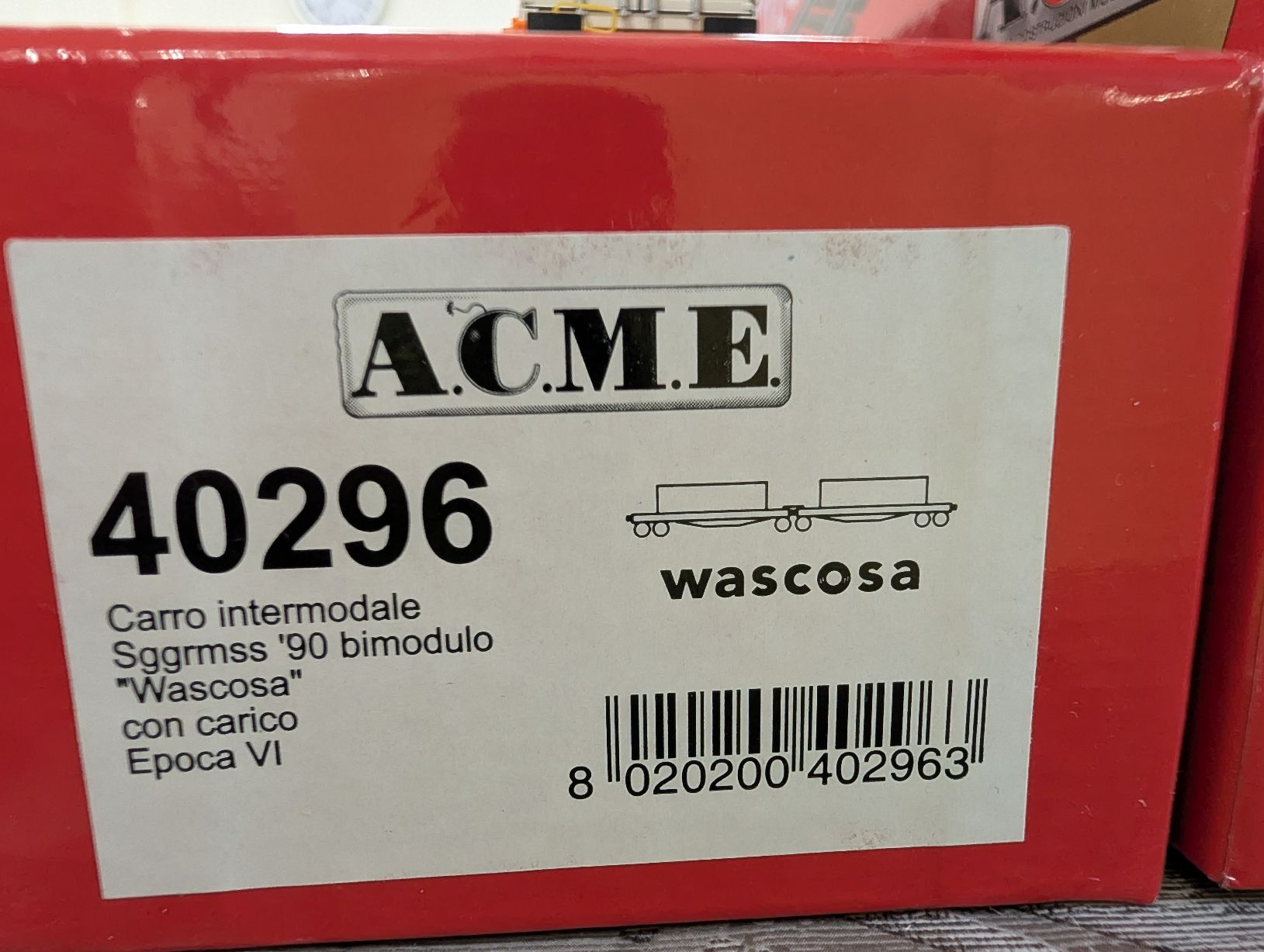 ACME Modellini di ferrovie: ACME 40296 Ambrogio Sggrmss containers – Usato da Nods venduto da Dr-HAG 5