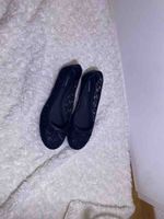 Graceland Ballet Flats, Black, Size 38.5, Acceptable