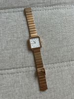 Cluse Damenuhr Quadratisch Roségold Edelstahl guter Zustand