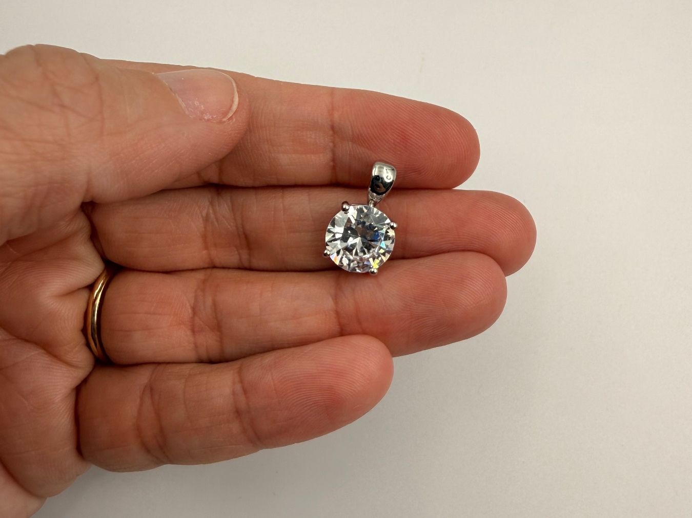Ciondoli: Solitaire Anhänger Silber 925 Zirkonia – Nuovo e nell'imballaggio originale da Zug venduto da gold.schmuck 2