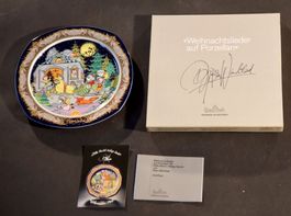 WEIHNACHTSTELLER BJORN WIINBLAD, ROSENTHAL-PORZELLAN, 8 JG