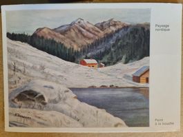 Ansichtskarte Winterbild von R. Thomassen 50