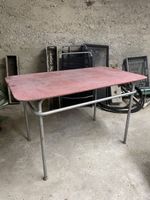 Vintage Tisch Landitisch Bauhaus Metall-Gartentisch M