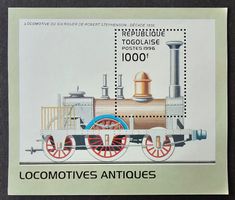 Togo-Mi Block 402 ** (1996) Bahnmotive