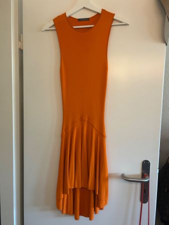 Robe Alexander McQueen orange - Taille 36
