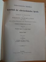 Schweizerisches Idiotikon 10. Band Jahrgang 1939