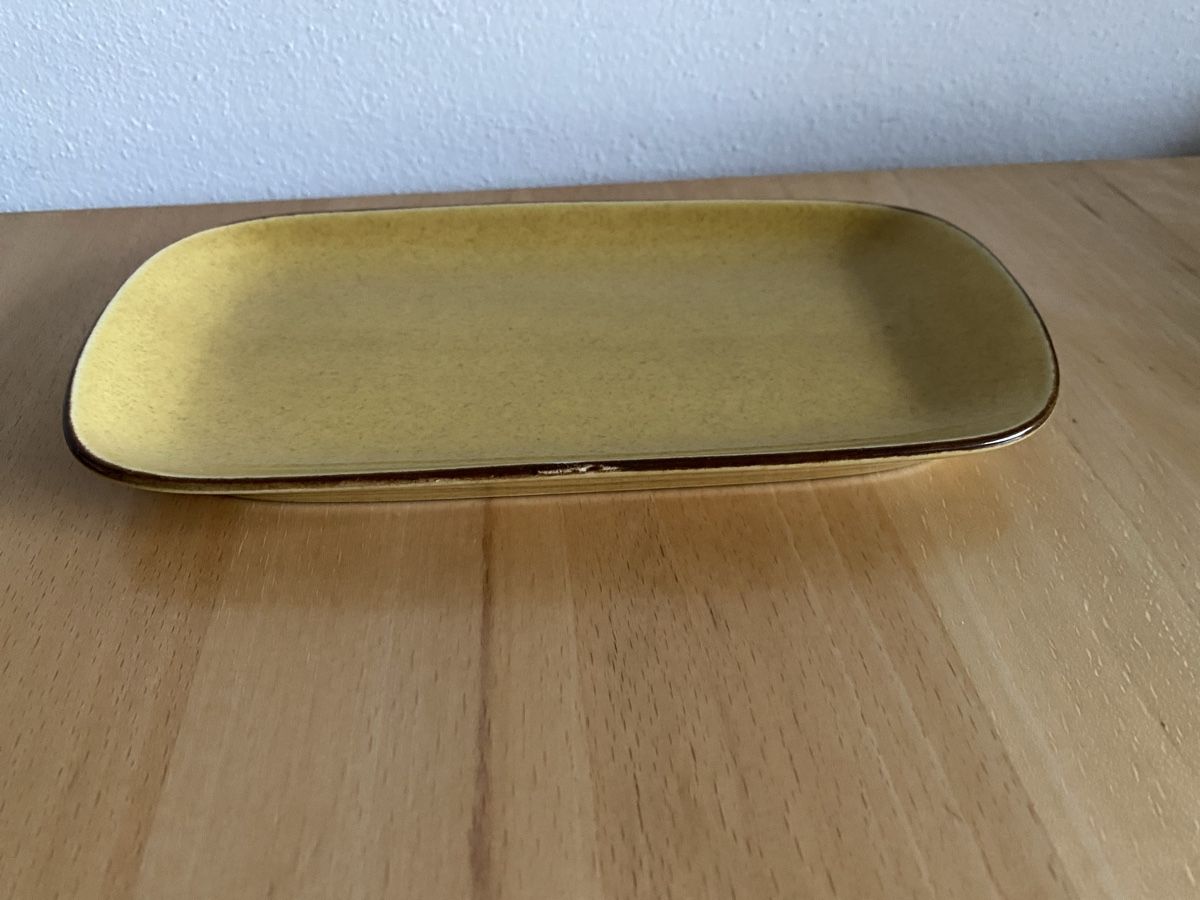 Rössler Piatti di portata: Rössler Butter/Ankeplättli senfgelb – Usato da Schwarzenburg venduto da Michellu 5
