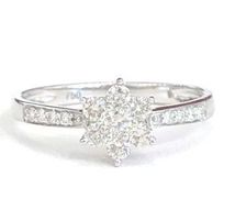 Diamantring aus 750 Weissgold: 0.30ct. G/SI, statt 1.390 CHF