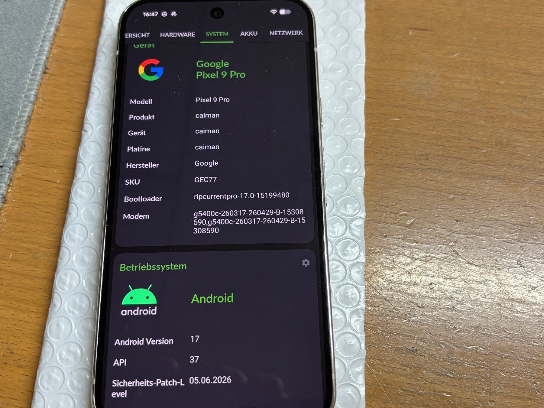 Google Handys / Smartphones: Google Pixel 9 Pro 128Gb#21 – Gebraucht aus Au SG von bah_6f5w 6