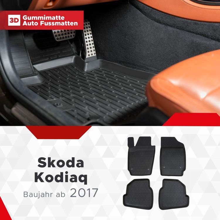 3D Skoda Kodiaq Fussmatten ab 2017