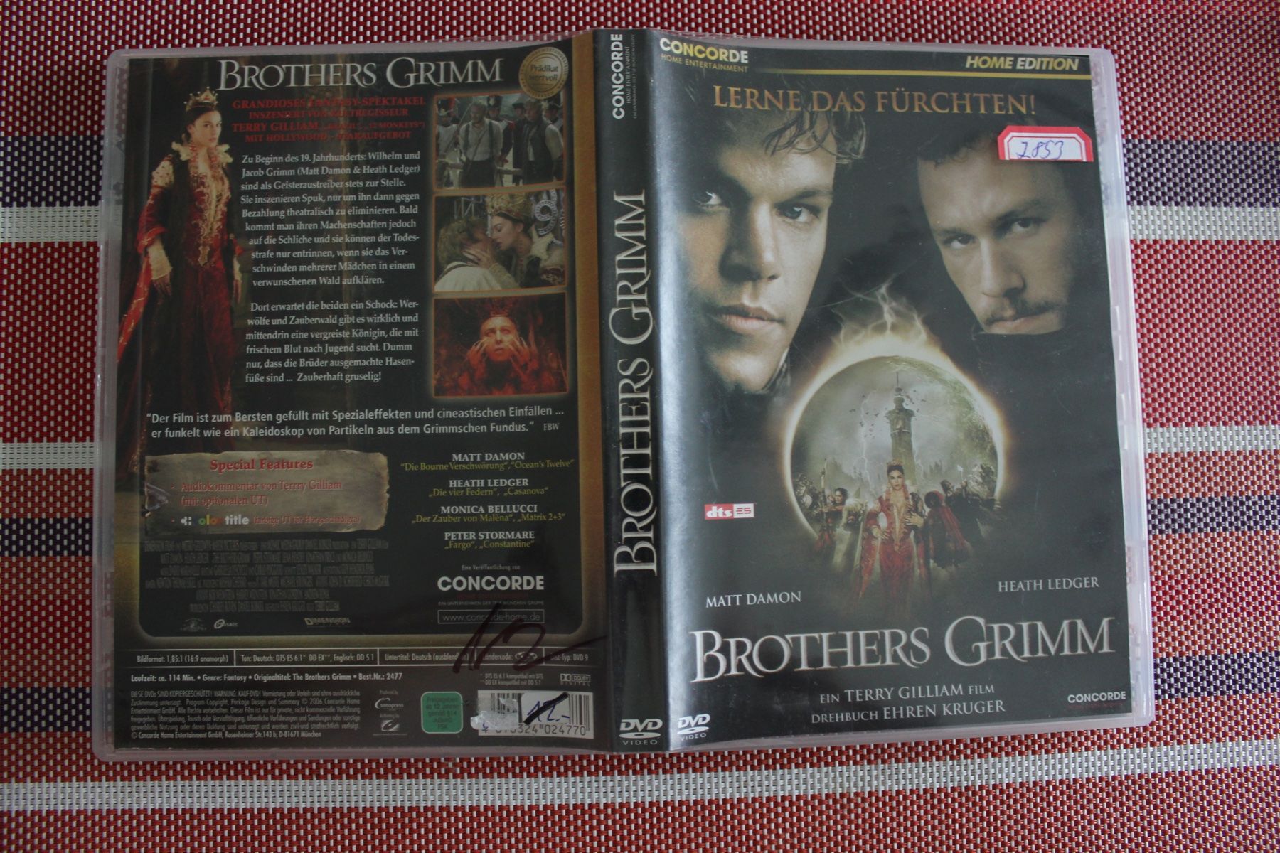 Tutti i DVDs: Brothers Grimm von Terry Gilliam | DVD | – Usato da Geroldswil venduto da Schlumpfine1973