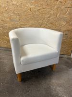 Weisser Loungesessel / Clubsessel