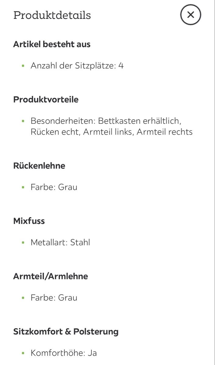 Sofas: Bequemes Sofa U-Form – Neuf (Voir description) à Schwyz par Maranj06 5