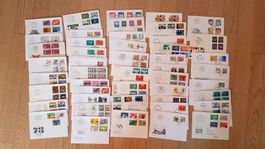 50 tolle FDC-Belege, Schweiz