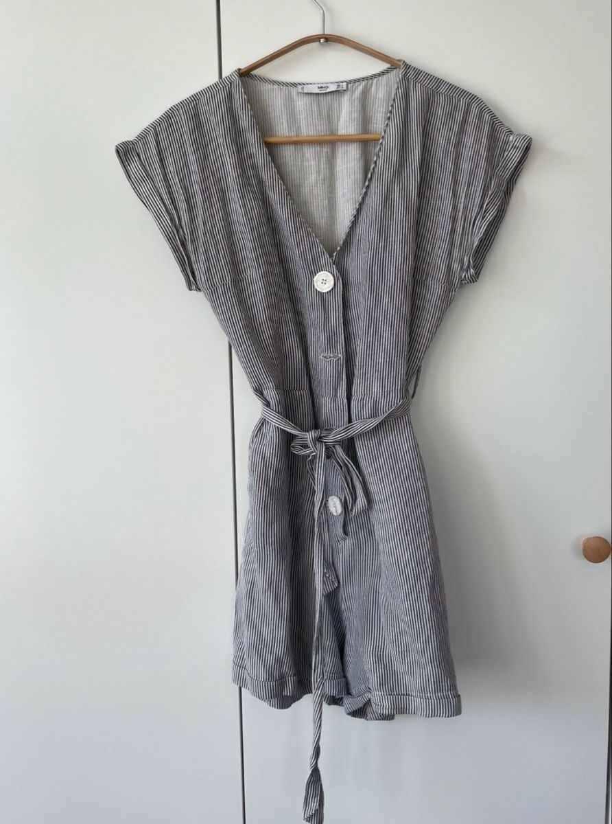 Mango Tute: Mango Jumpsuit kurz Grösse S Leinen/Viskose – Usato da St. Gallen venduto da oli_ryy9