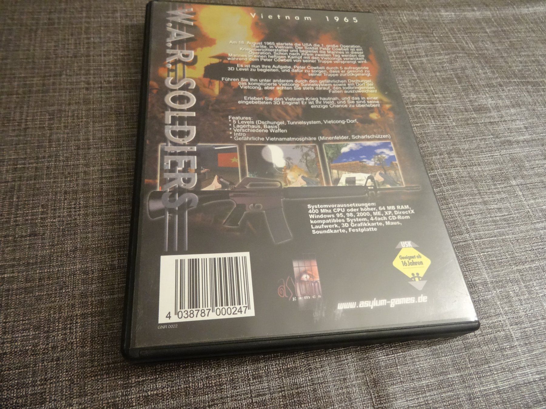 Giochi: W.A.R. Soldiers - Vietnam 1965 - PC CD-ROM – Usato da Olten venduto da Disc-Ausverkauf 2