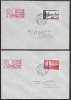 1942 zwei FDC GENÈVE Sonder-ERSTTAG-o hochwertig TOP ab 1.-