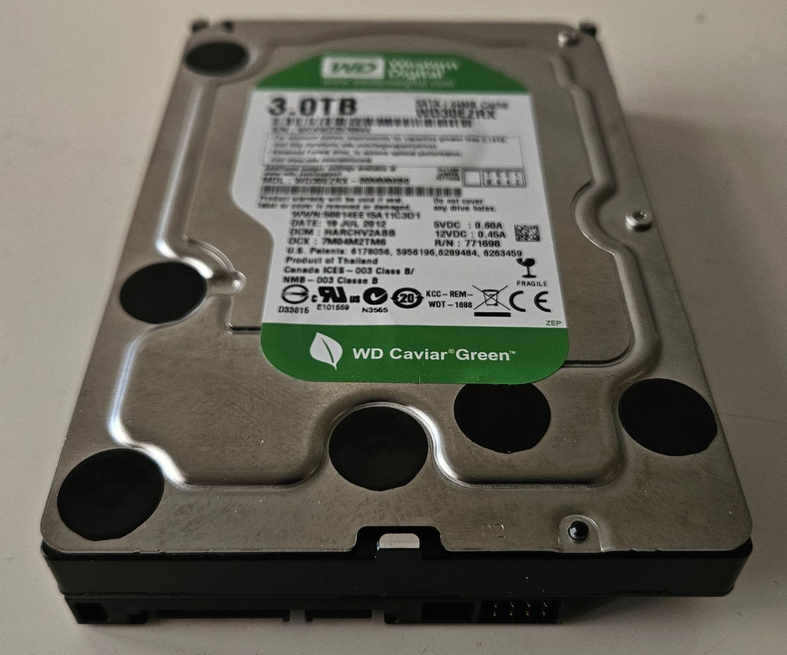 Western Digital Dischi rigidi: 3TB WD Green WD30EZRX – Usato da Lausanne venduto da FamilleCool 2