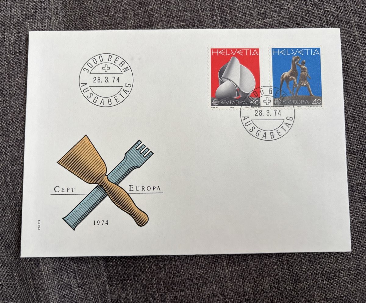 Alle Briefmarken: Ersttagesbriefe 1974 – Neu (gemäss Beschreibung) aus Binningen von Alpakat