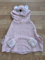 Katzen-Poncho mit Kapuze Grösse 110/116