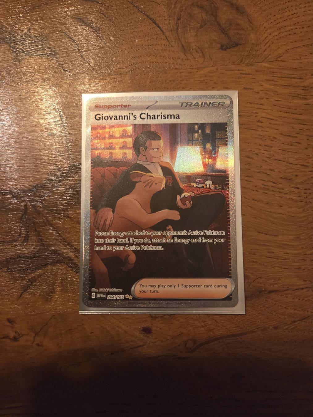 Pokémon Carte collezionabili: Carte Pokémon Giovanni's Charisma – Nuovo (secondo la descrizione) da Champex-lac venduto da PokeTop