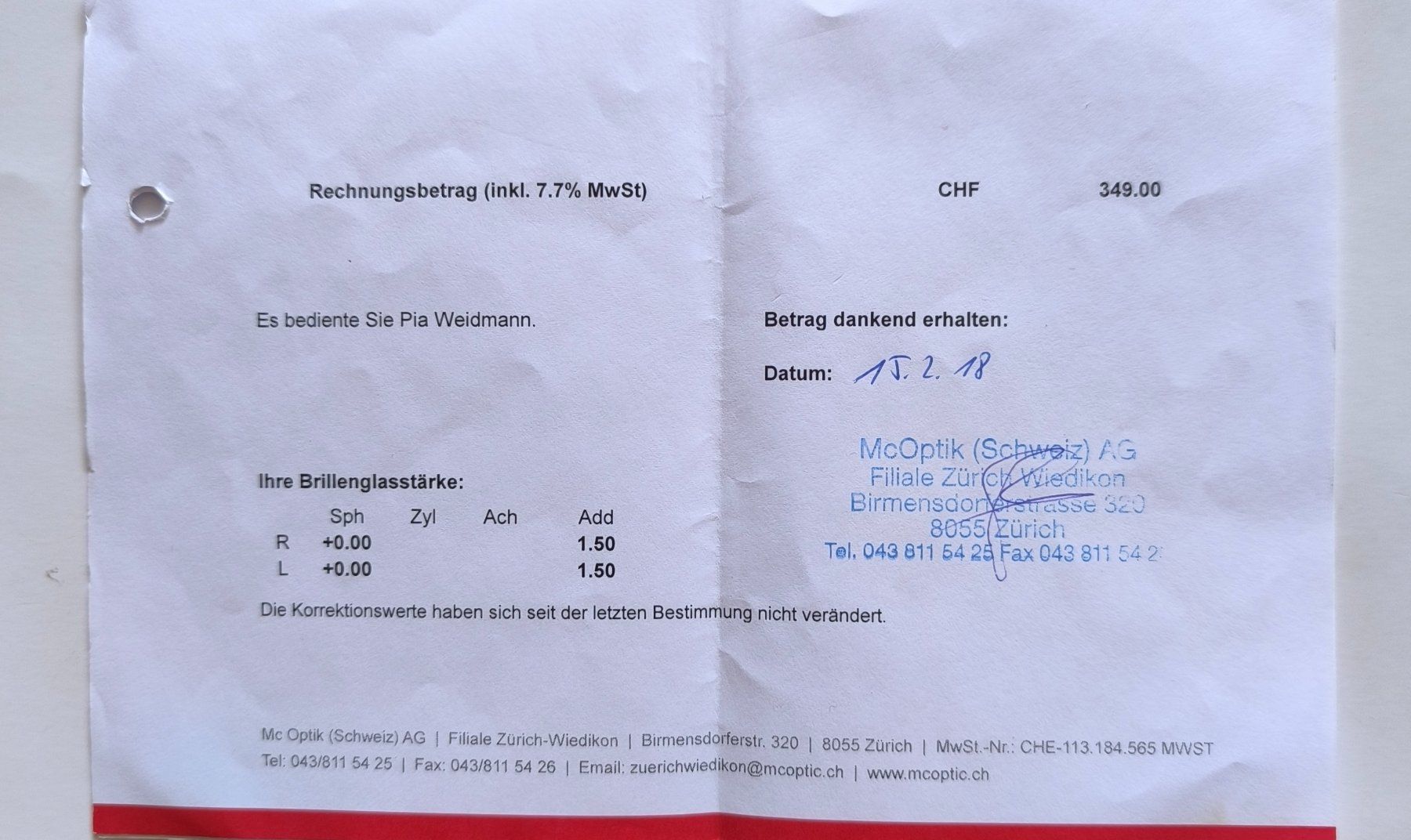 Brillen & Gläser: McOptic Gleitsichtbrille kaum getragen – Neu (gemäss Beschreibung) aus Zollikon von simsalabim1 3