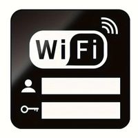 WIFI Passwort Schild Türschild Gastzugang Internet Login