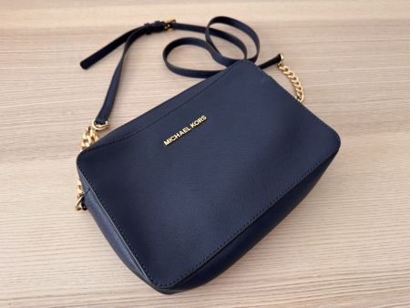 Michael Kors Jet Set Travel Crossbody (Navy) Täschchen