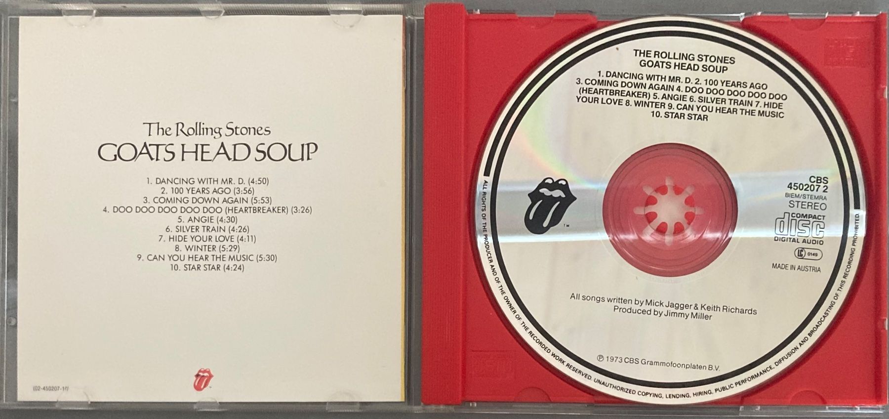 CD: THE ROLLING STONES - GOATS HEAD SOUP – Usato da Poliez-Pittet venduto da Newtown-Records 2