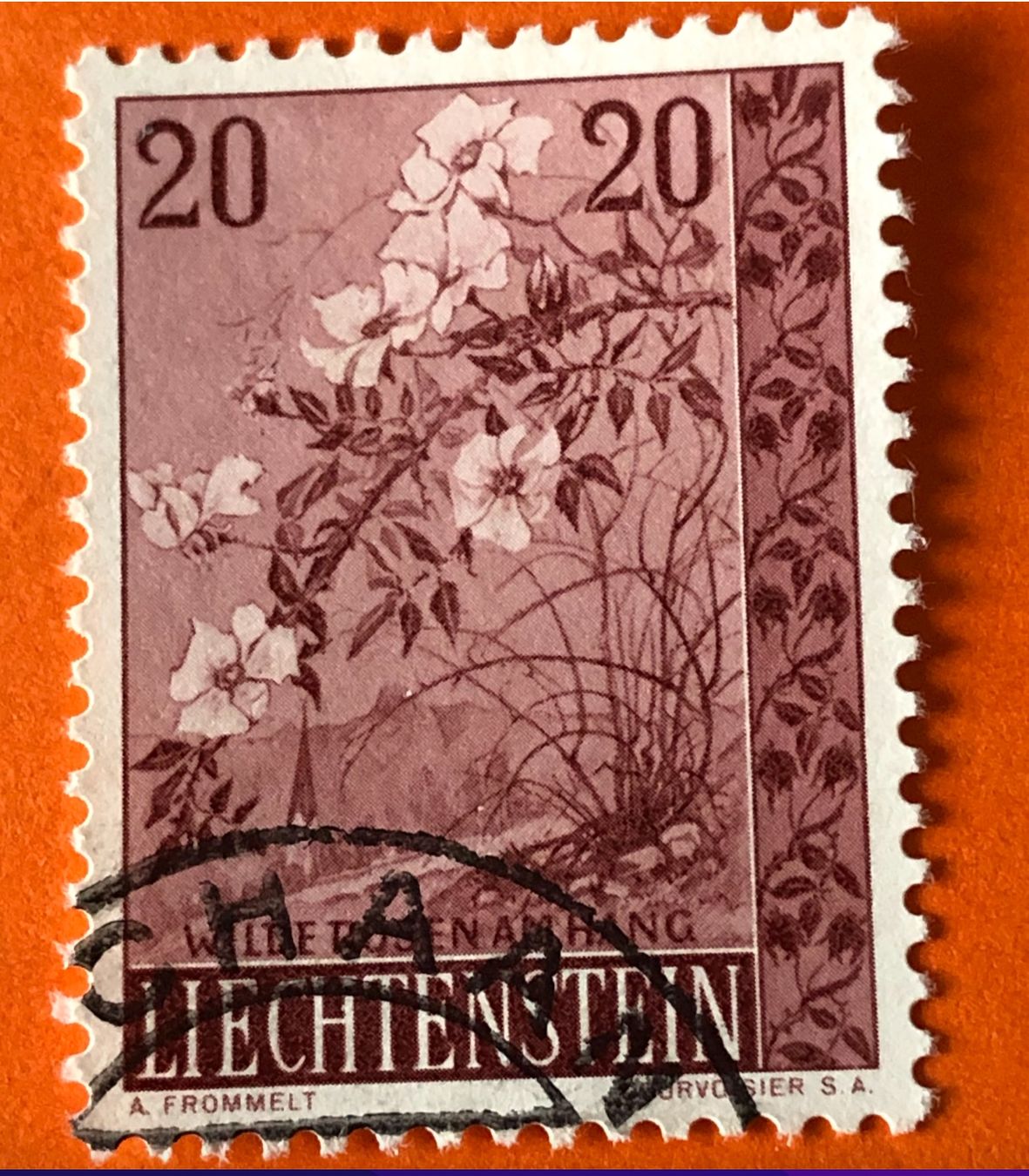 Tutti i francobolli: Briefmarken aus San Liechtenstein gestempelt  – Usato da Aarau venduto da Angi-007