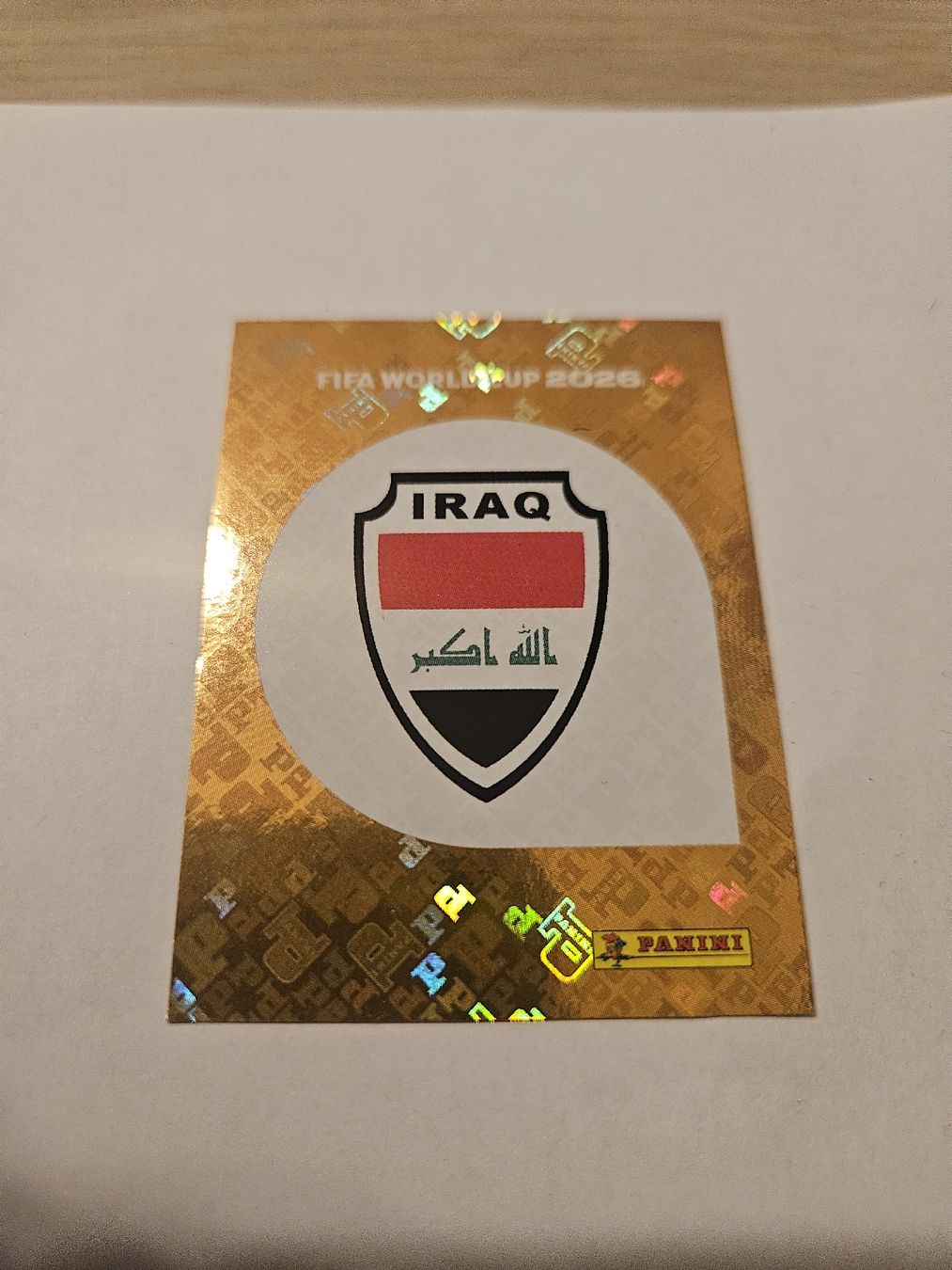 Panini Carte collezionabili: Panini WM 2026 IRQ 1 – Nuovo (secondo la descrizione) da Genève venduto da jerdinho1209
