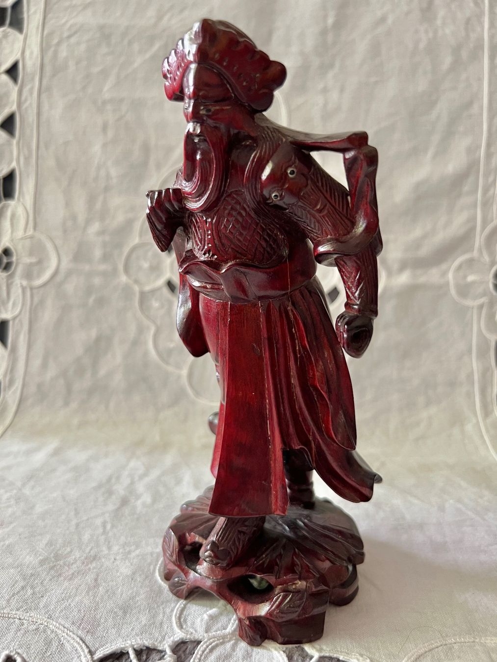 Statuette: Chinesische Figur Holz geschnitzt 18cm – Usato da Frenkendorf venduto da Only1 2
