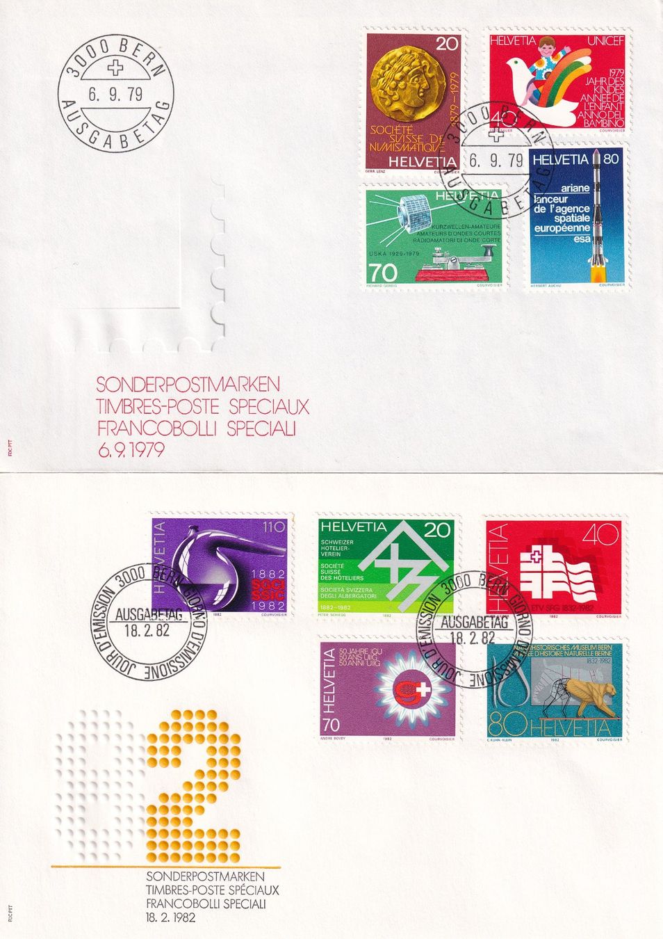 Tutti i francobolli: Lot 8 Briefe FDC 1978 - 1982 – Usato da Rossa venduto da becky05 3