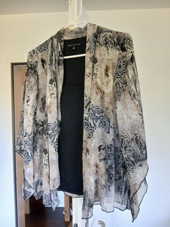 Sara Michelle Cardigan floral print black size S