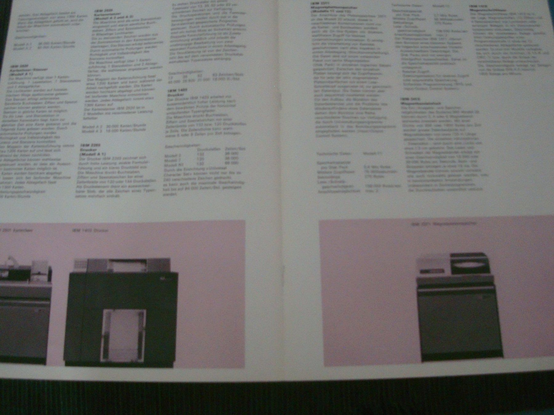 Documents: IBM Data Processing IBM System/360 Modell 20  Prospektblatt – D'occasion à Neuenegg par flohcante 2