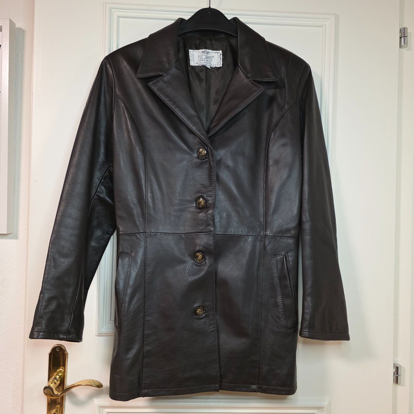 Giacche: Braune Lederjacke – echtes Leder, passt M – Usato da Wald ZH venduto da CapLux 1