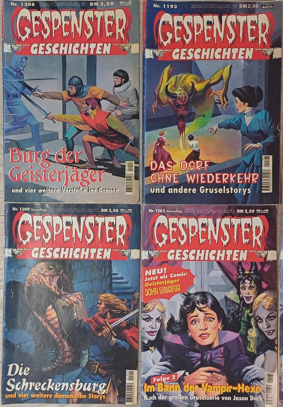 Fumetti: 10 Stk. GESPENSTER GESCHICHTEN Comic – Usato da Brittnau venduto da simionius 2