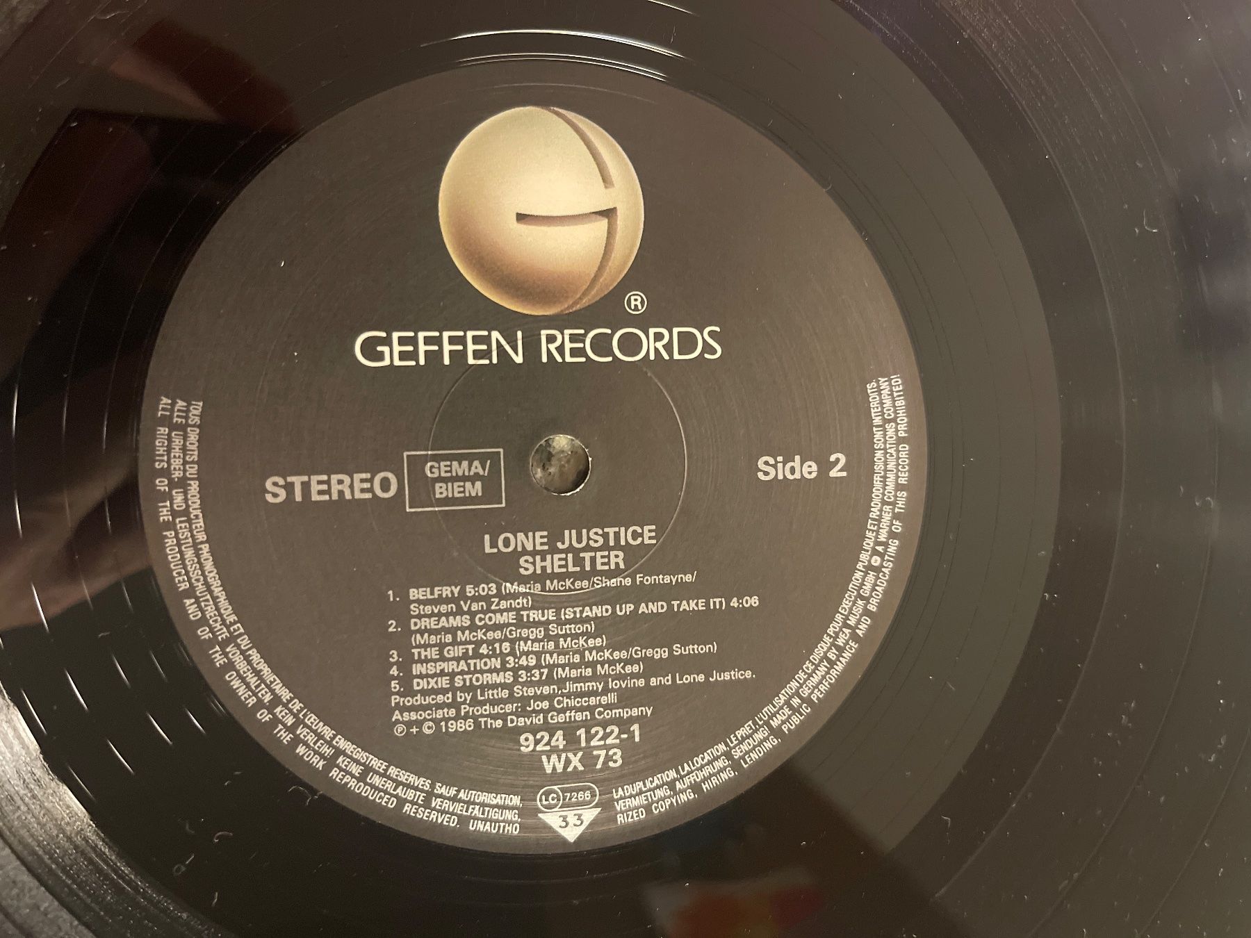 Dischi in vinile: A57/Lone Justice - Shelter – Usato da Frutigen venduto da Philippe_jsp 2