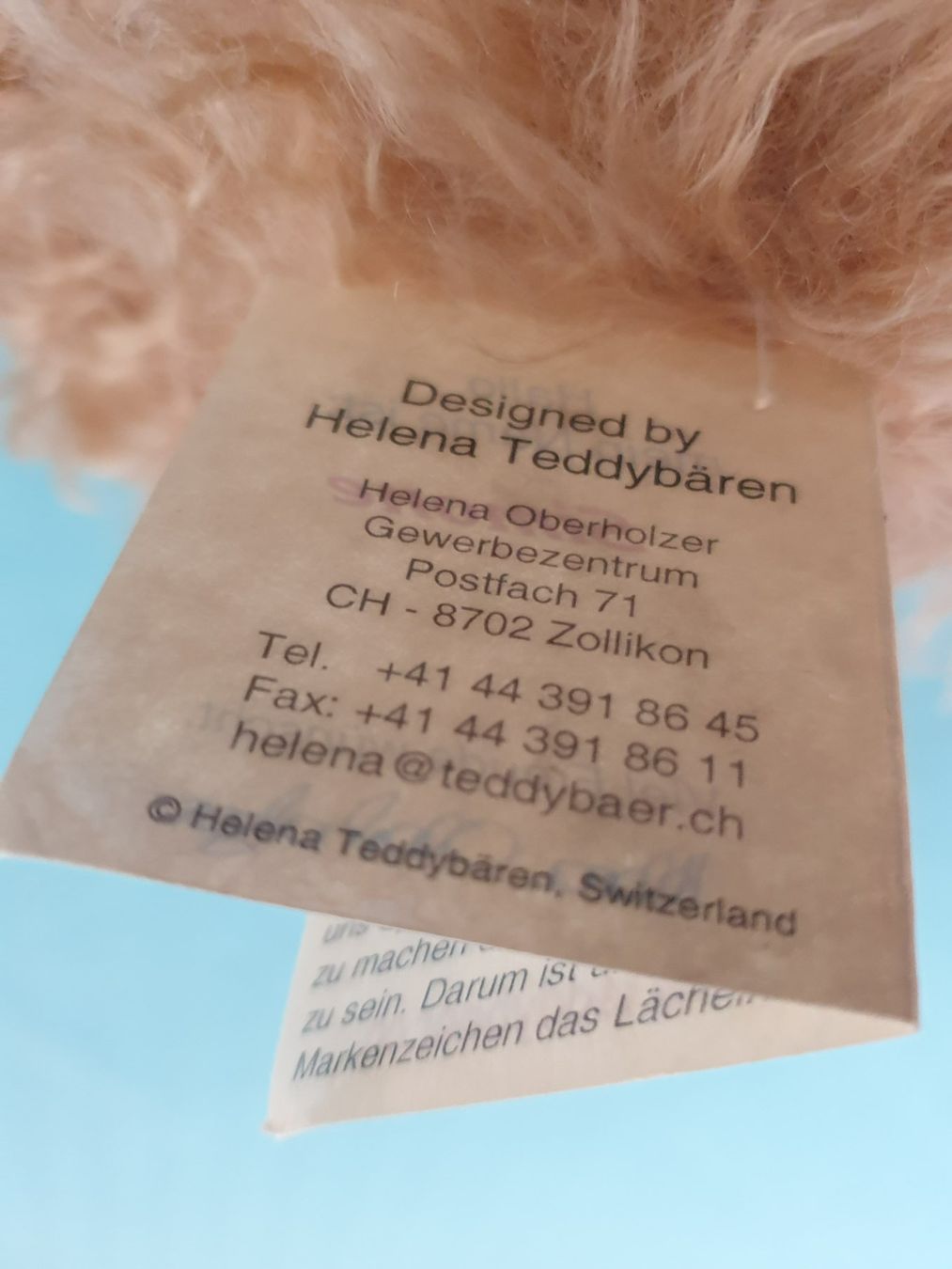Giocattoli: Teddybär Teddy Helena Oberholzer Simone – Usato da Mörschwil venduto da spirspi 9