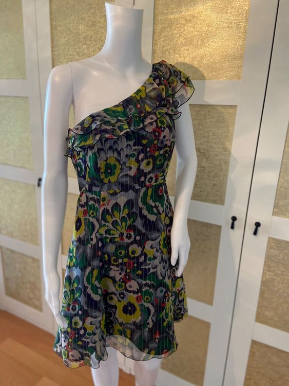ARMANI EXCHANGE silk chiffon dress 6
