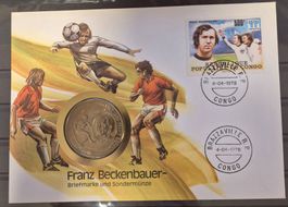 Numisbrief Franz Beckenbauer  ab 1 Fr. !!