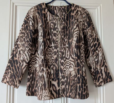 MARC CAIN : Petite veste animal print M-L-XL