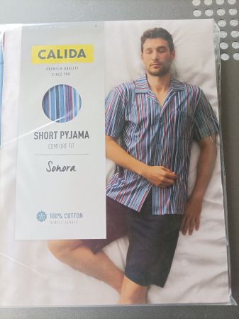 Herrenpyjama Neu Gr. S   Calida kurze Hose und Ärmel