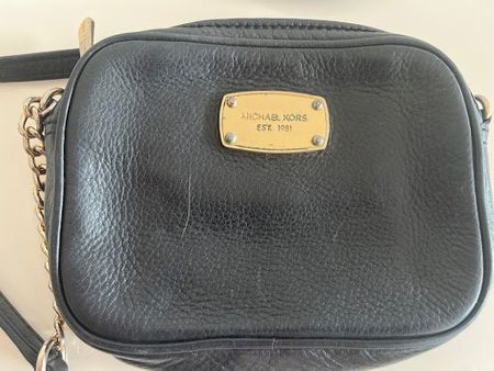 Sac bandoulière Michael Kors noir – Cuir d'occasion