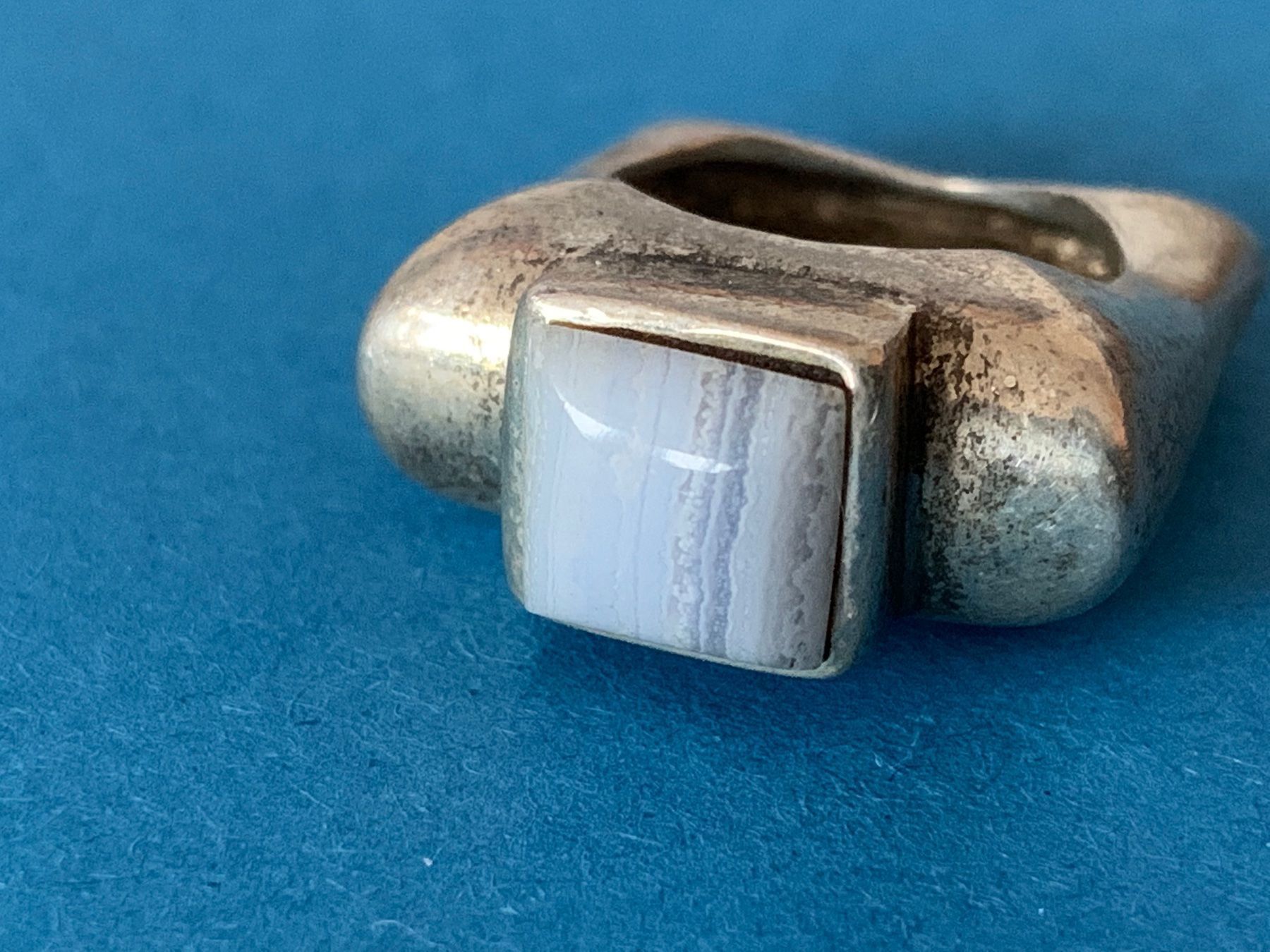 Ringe: Silberring Chalcedon (rg 52) – Gebraucht aus Laufen von belleskulptur 1