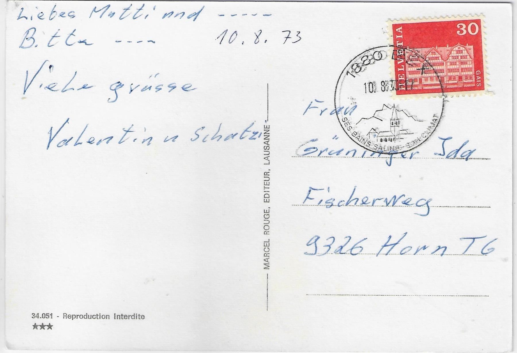 Cartoline postali: Bex - Bahn - Multiview – Antico da Ettingen venduto da Kartenplanet 1